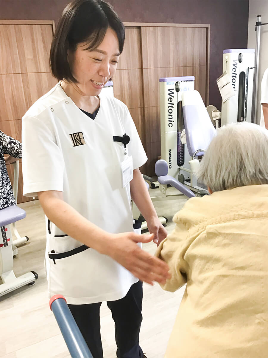 作業療法士の働く姿